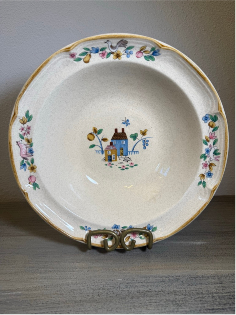 Vintage International Heartland Stoneware 9 Inch Serving Bowl Japan Cottagecore